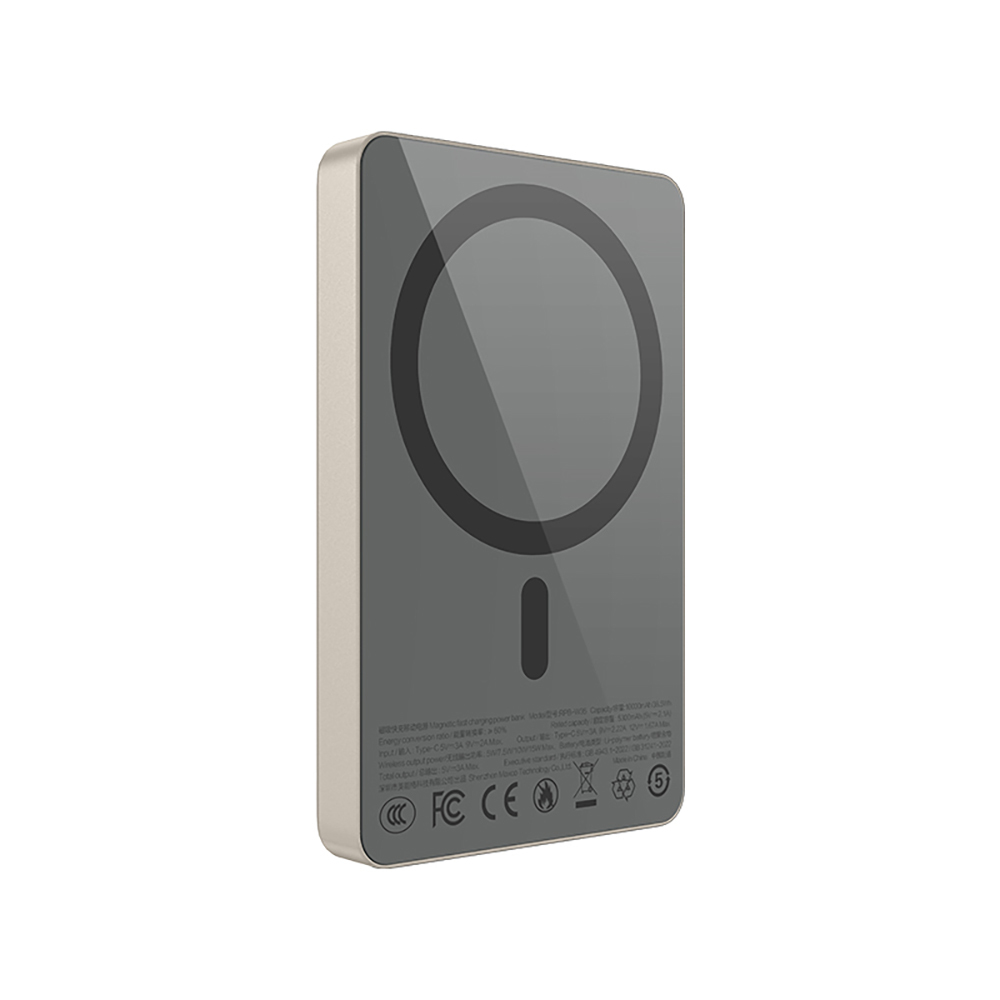 Recci RPB-W36 Ultra İnce PD 20W Hızlı Şarj Özellikli Wireless Powerbank 15W 10000mAh - 3