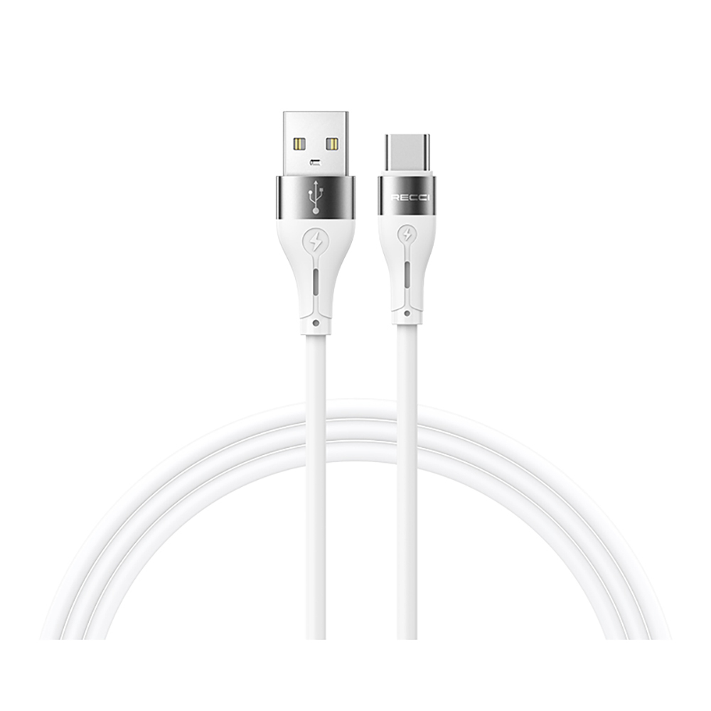 Recci RS11C Swift Series USB-A to Type-C 3A Fast Charging Data and Charging Cable 1M - 1