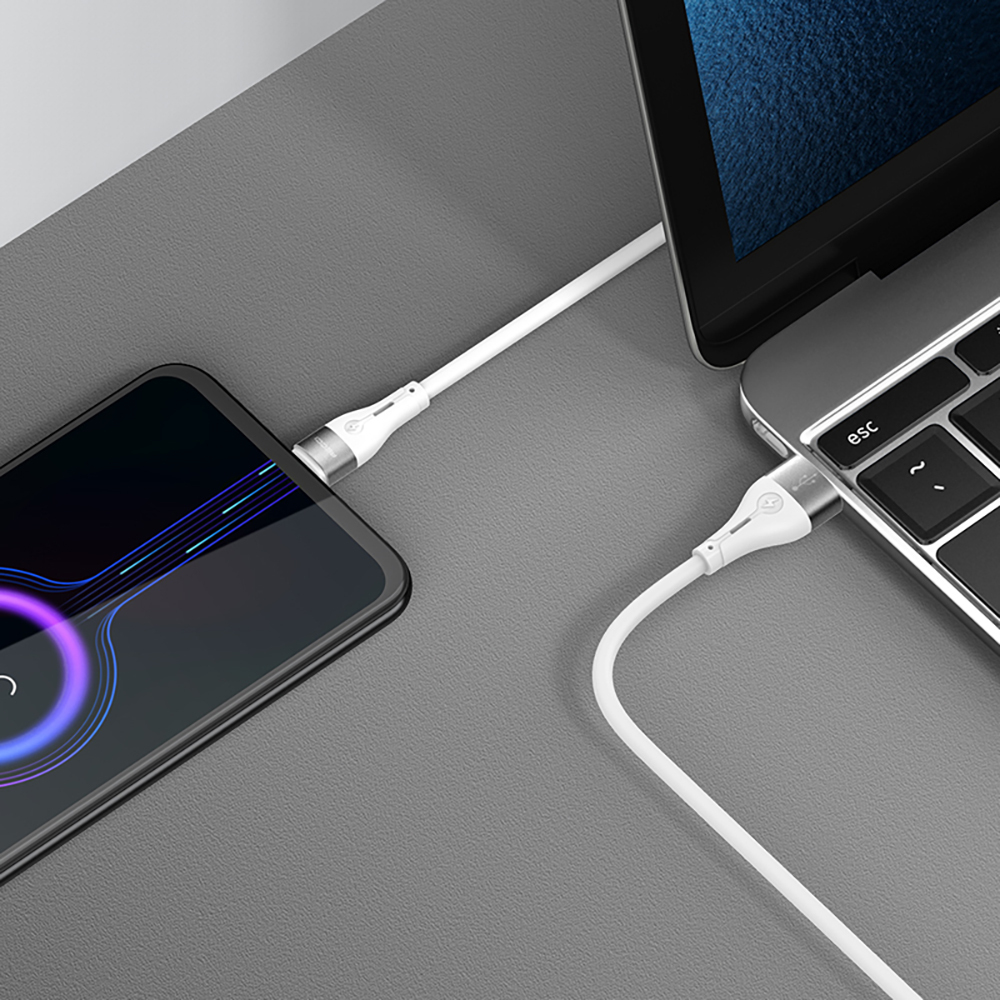 Recci RS11C Swift Series USB-A to Type-C 3A Fast Charging Data and Charging Cable 1M - 4