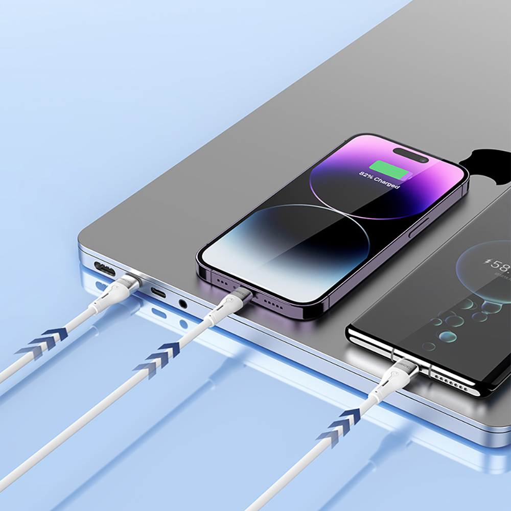 Recci RS11C Swift Serisi USB-A to Type-C 3A Hızlı Şarj Özellikli Data ve Şarj Kablosu 1M - 6