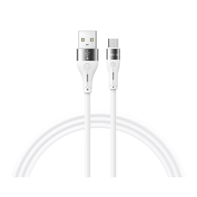 Recci RS11M Swift Series USB-A to Micro 2.4A Fast Charging Data and Charging Cable 1M White