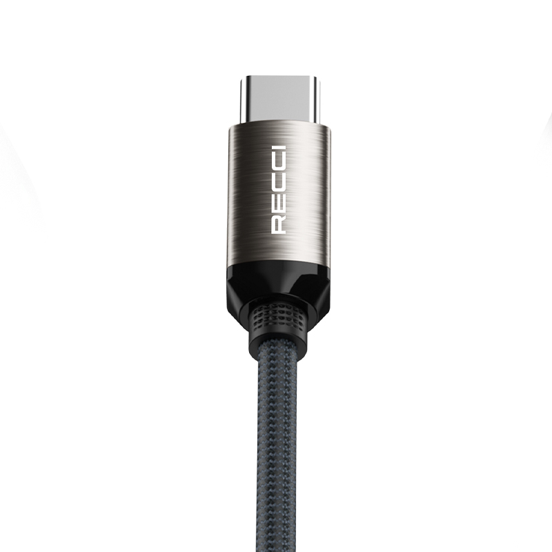Recci RS35C USB-A to Type-C Braided Design Fast Charging Data and Charging Cable 1M - 8