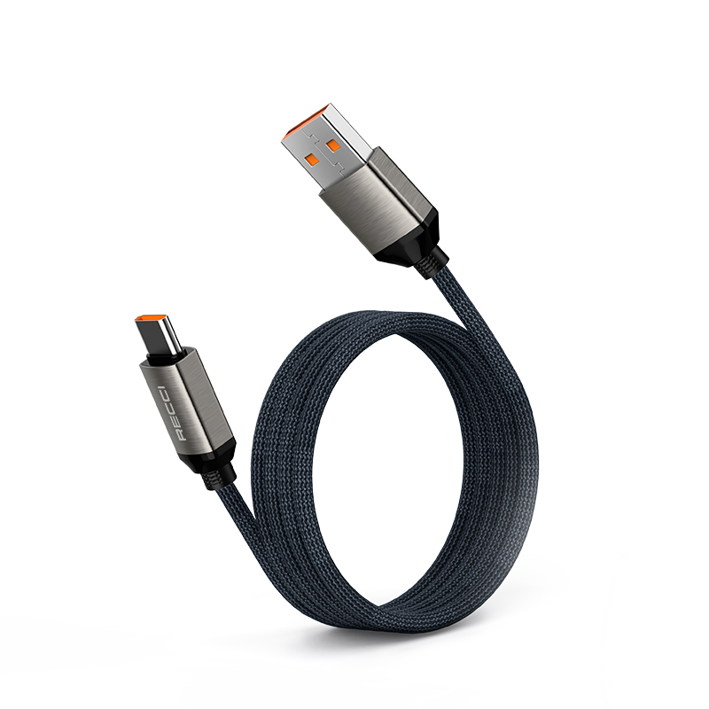 Recci RS35C USB-A to Type-C Braided Design Fast Charging Data and Charging Cable 1M - 10