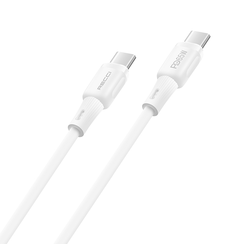 Recci RS52CC Type-C to Type-C PD Hızlı Şarj Özellikli Data ve Şarj Kablosu 65W 1M - 3
