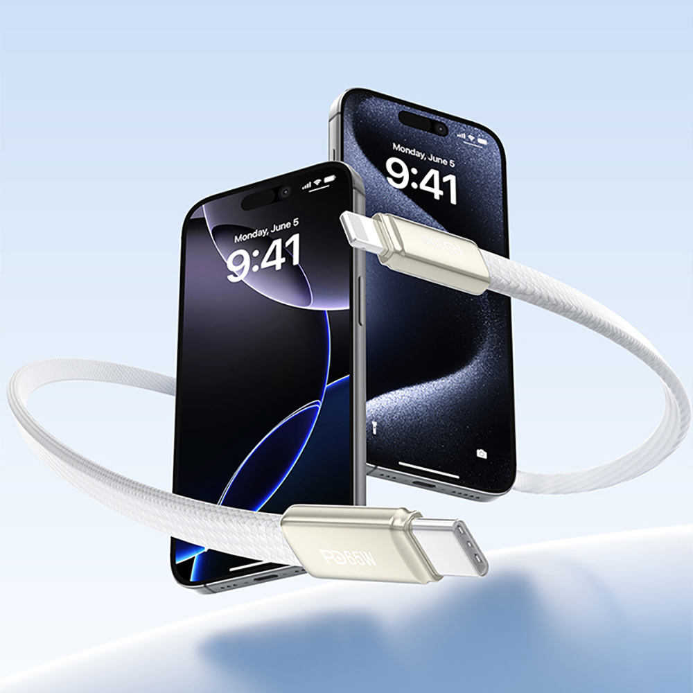 Recci RS55CL Type-C to Lightning PD Fast Charging Data and Charging Cable 30W 1M - 8