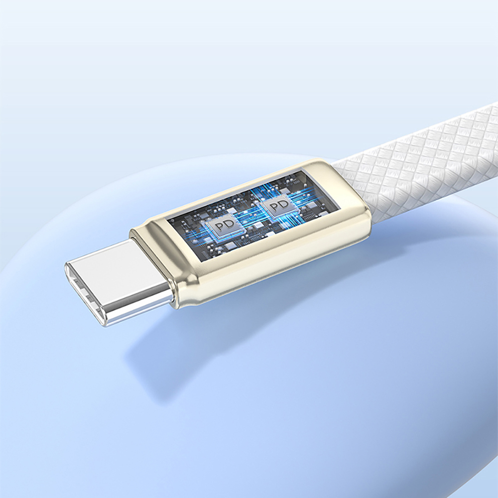 Recci RS55CL Type-C to Lightning PD Fast Charging Data and Charging Cable 30W 1M - 12