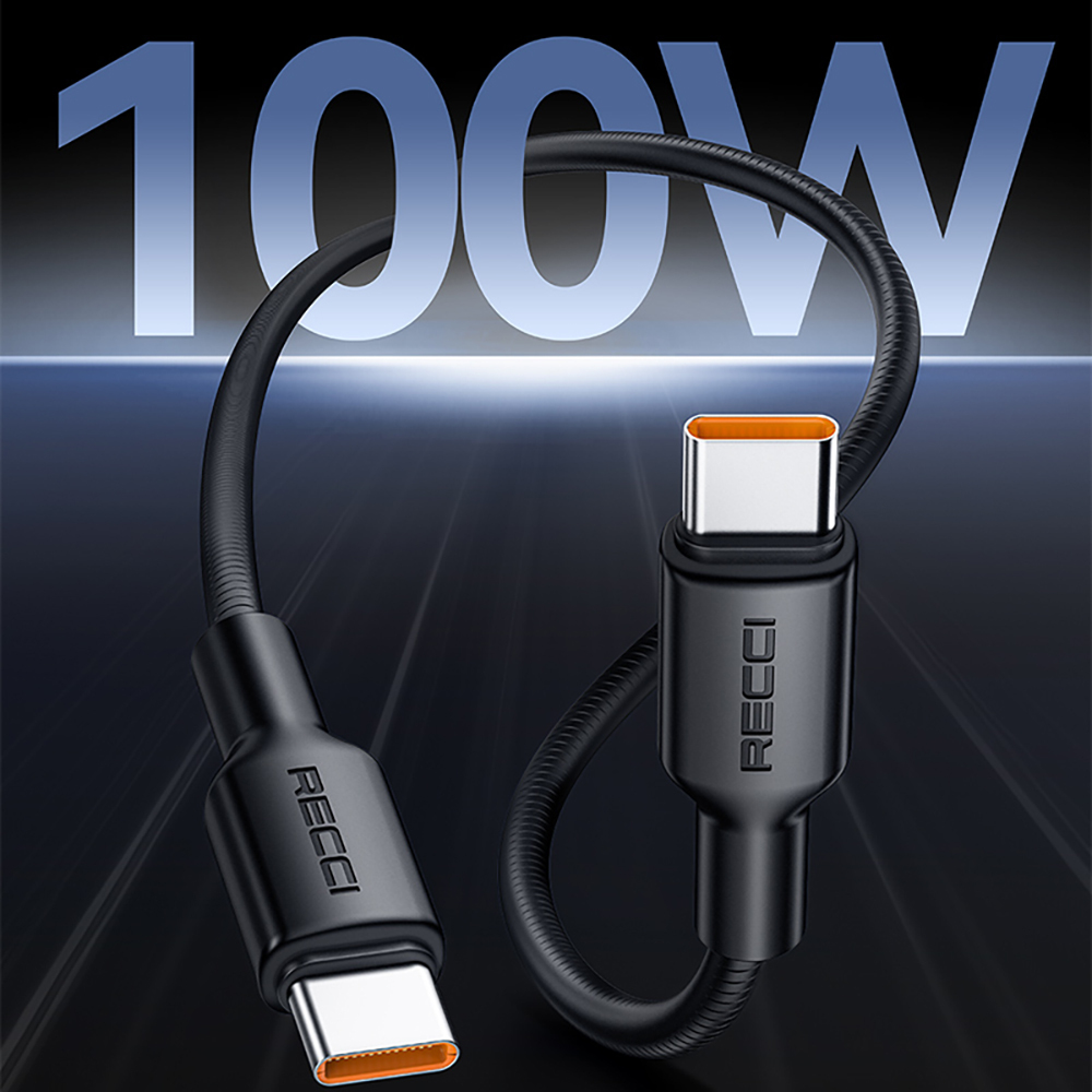 Recci RS56CC Type-C to Type-C PD Fast Charging Data and Charging Cable 100W 1.2M - 11