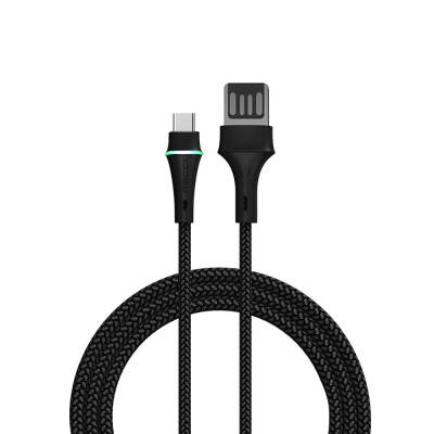 Recci RTC-N19C Genbu Series USB-A to Type-C 3A Fast Charging Charging and Data Cable 1M Black