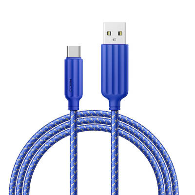 Recci RTC-N23C 3A Fast Charging Type-C to USB-A Cable 1M Blue