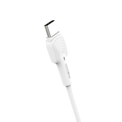 Recci RTC-N26CC Type-C to Type-C PD Fast Charging Data and Charging Cable 60W 1M White