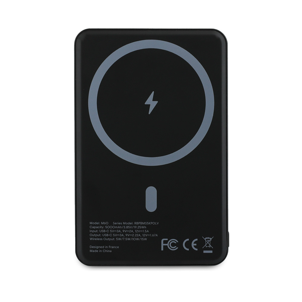 Redbull Orjinal Lisanslı M-safe Şarj Özellikli Dijital LED Göstergeli Çift Boğa Baskılı Powerbank 5000mAh 15W - 4