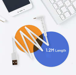 Roar Kick Stand Data Lightning Usb Kablo Beyaz