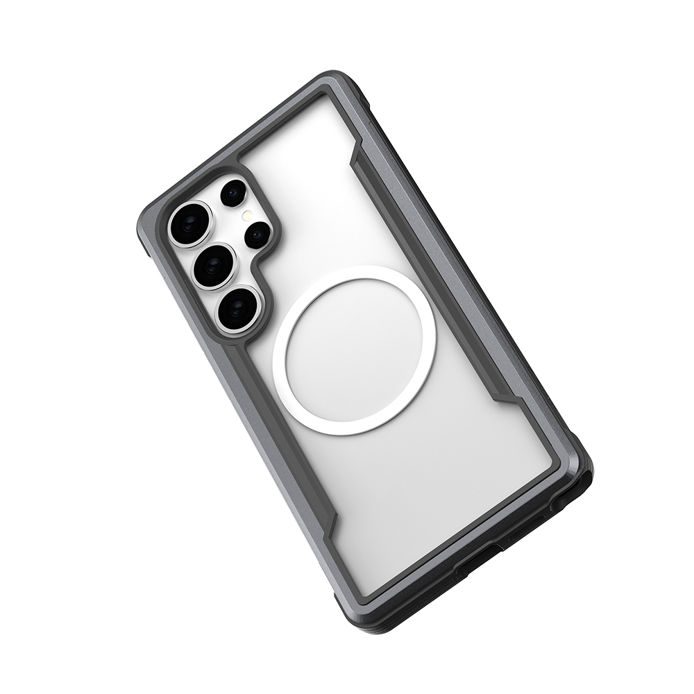Samsung Galaxy S25 Ultra Case Magsafe Charging Feature Airbag Raptic Shield Series Transparent Back Surface Cover - 8