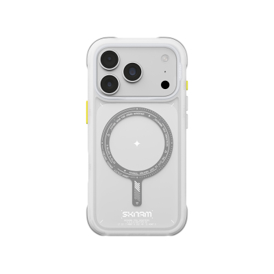 Skinarma Avion Case for Apple iPhone 18 Pro Max – M-Safe Charging Compatible with Airbag Design White