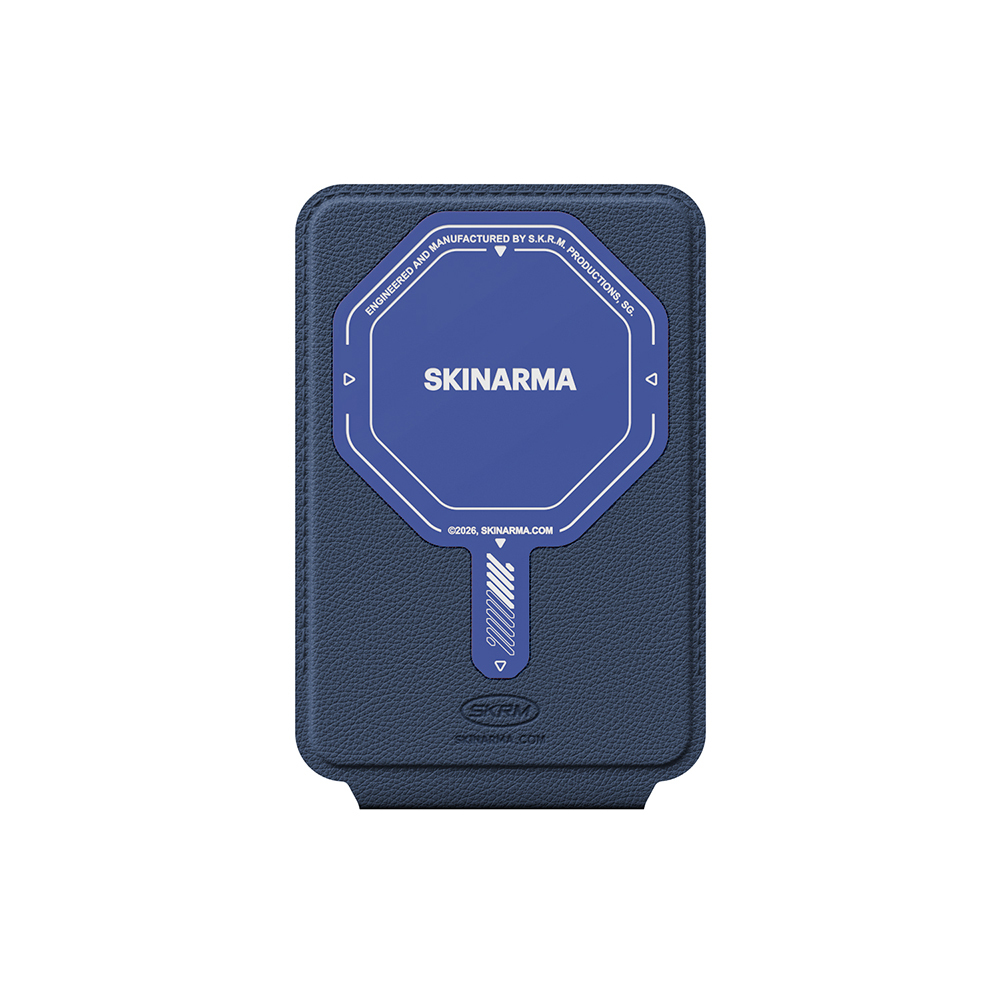 Skinarma Axis Serisi Foldable Stand Özellikli Deri Tasarımlı Kartlık - 4