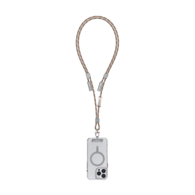 Skinarma DynoVE Series Type-C to Type-C Lanyard Design Charging and Data Cable Bej