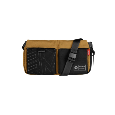 Skinarma Jager Nylon Scout Neck Sling Crossbody Bag Brown