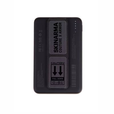 SkinArma Kira Kobai Holografik Tasarımlı Standlı Wireless ve PD Hızlı Şarj Özellikli Powerbank 15W 5000mAh Siyah