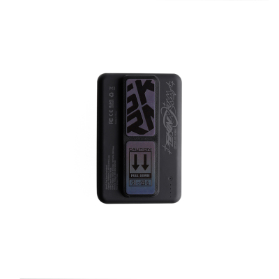 Skinarma Kira Kobai Holografik Tasarımlı Standlı Wireless ve PD Hızlı Şarj Özellikli Powerbank 20W 10000mAh Siyah
