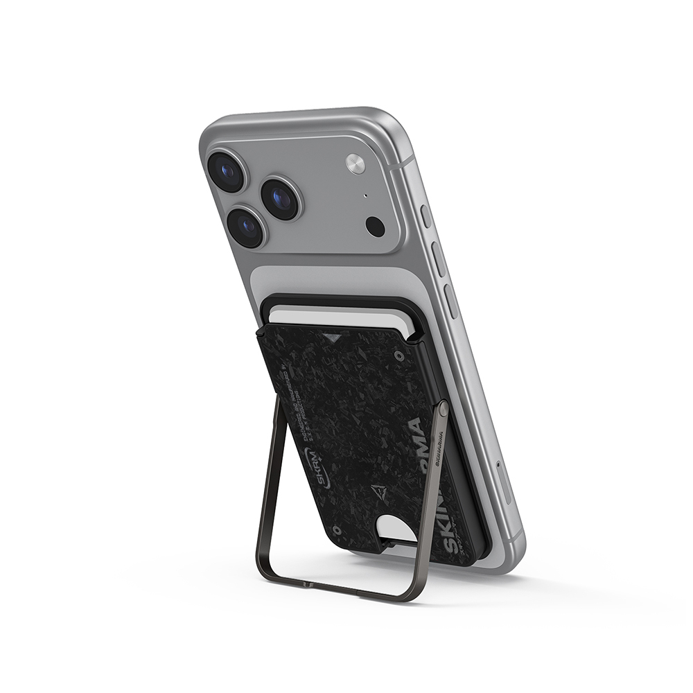 Skinarma Metal Designed 2-Chamber Vector Series Magnetic Stand Card Holder - 4