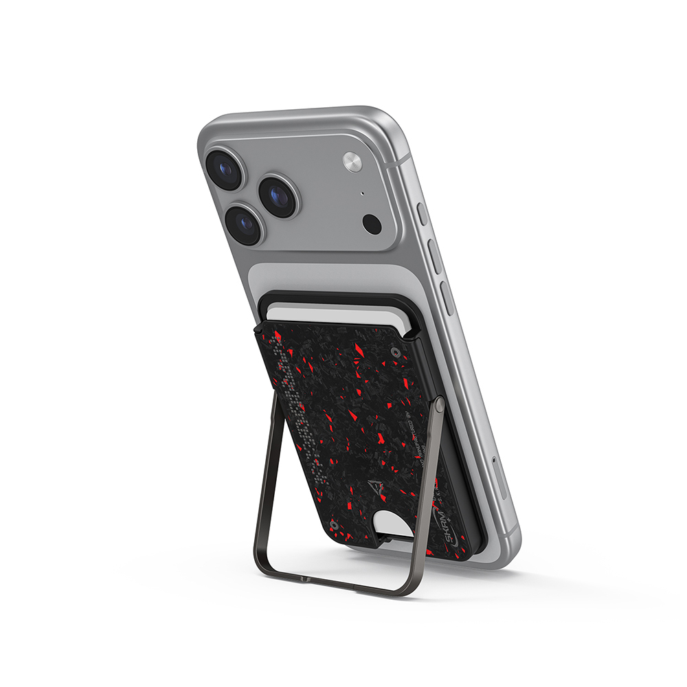 Skinarma Metal Tasarımlı 2 Hazneli Vektor Serisi Magnetik Standlı Kartlık - 9