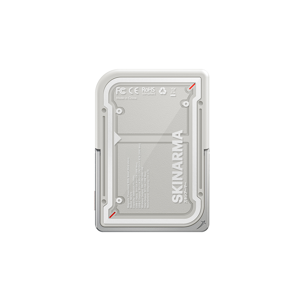 Skinarma Nexus Mecha Kablosuz ve PD Hızlı Şarj Özellikli Metal Standlı Taşınabilir Powerbank 20W 5000mAh - 4