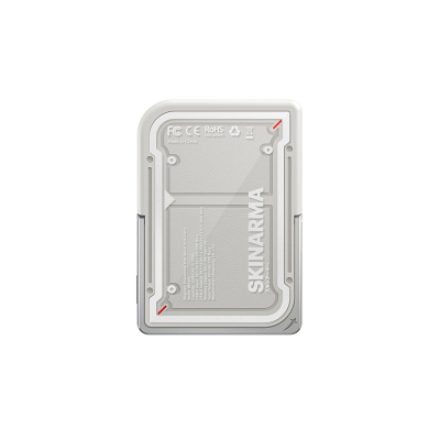 Skinarma Nexus Mecha Kablosuz ve PD Hızlı Şarj Özellikli Metal Standlı Taşınabilir Powerbank 20W 5000mAh Açık Gri