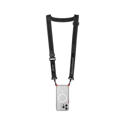 Skinarma Scout XE Series Logo Adjustable Phone Neck Strap Black