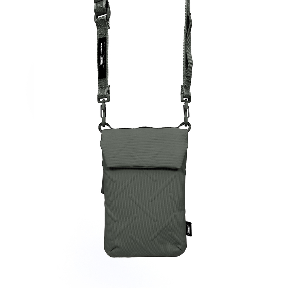 Skinarma Sling Pouch Juno Cross-Hatch Desenli Naylon Scout Boyun Askı Kayışlı Çapraz Vücut Çantası - 5