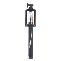 Zore SLF 01 Cable Selfie Stick Black