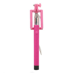 Zore SLF 01 Cable Selfie Stick Dark Pink