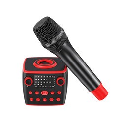 Soaiy MC19 Karaoke Mikrofon Kırmızı
