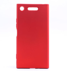 Sony Xperia XZ1 Kılıf Zore Premier Silikon Kapak Kırmızı