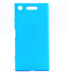 Sony Xperia XZ1 Kılıf Zore Premier Silikon Kapak Mavi