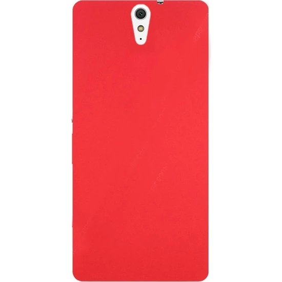 Sony Xperia C5 Kılıf Zore Premier Silikon Kapak Kırmızı