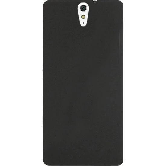 Sony Xperia C5 Kılıf Zore Premier Silikon Kapak Siyah