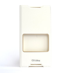 Sony Xperia C5 Ultra Case Zore Dolce Cover Case White