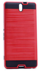 Sony Xperia C5 Ultra Kılıf Zore Kans Kapak Kırmızı
