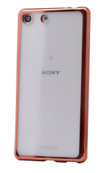 Sony Xperia M5 Kılıf Zore Lazer Kaplama Silikon Kırmızı