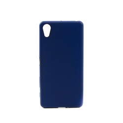 Sony Xperia X Performance Case Zore Premier Silicon Cover Navy blue