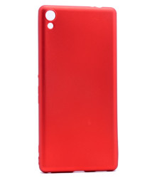 Sony Xperia XA Ultra Kılıf Zore Premier Silikon Kapak Kırmızı