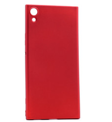 Sony Xperia XA1 Kılıf Zore Premier Silikon Kapak Kırmızı