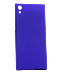 Sony Xperia XA1 Kılıf Zore Premier Silikon Kapak Mor