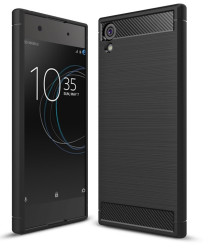 Sony Xperia XA1 Kılıf Zore Room Silikon Kapak Siyah
