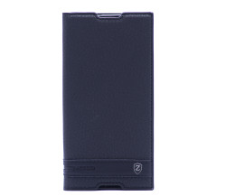Sony Xperia XA1 Plus Kılıf Zore Elite Kapaklı Kılıf Siyah