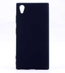 Sony Xperia XA1 Plus Kılıf Zore Premier Silikon Kapak Siyah