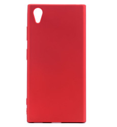 Sony Xperia XA1 Plus Kılıf Zore Premier Silikon Kapak Kırmızı