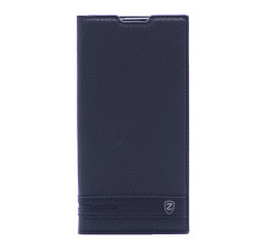 Sony Xperia XA2 Kılıf Zore Elite Kapaklı Kılıf Siyah