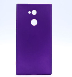 Sony Xperia XA2 Ultra Case Zore Premier Silicon Cover Purple