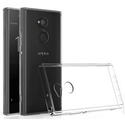 Sony Xperia XA2 Ultra Kılıf Zore Süper Silikon Kapak Renksiz